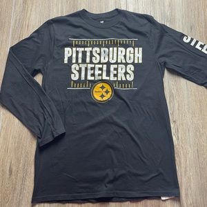 NFL Fanatics Pittsburgh Steelers Football Long Sleeve Tshirt